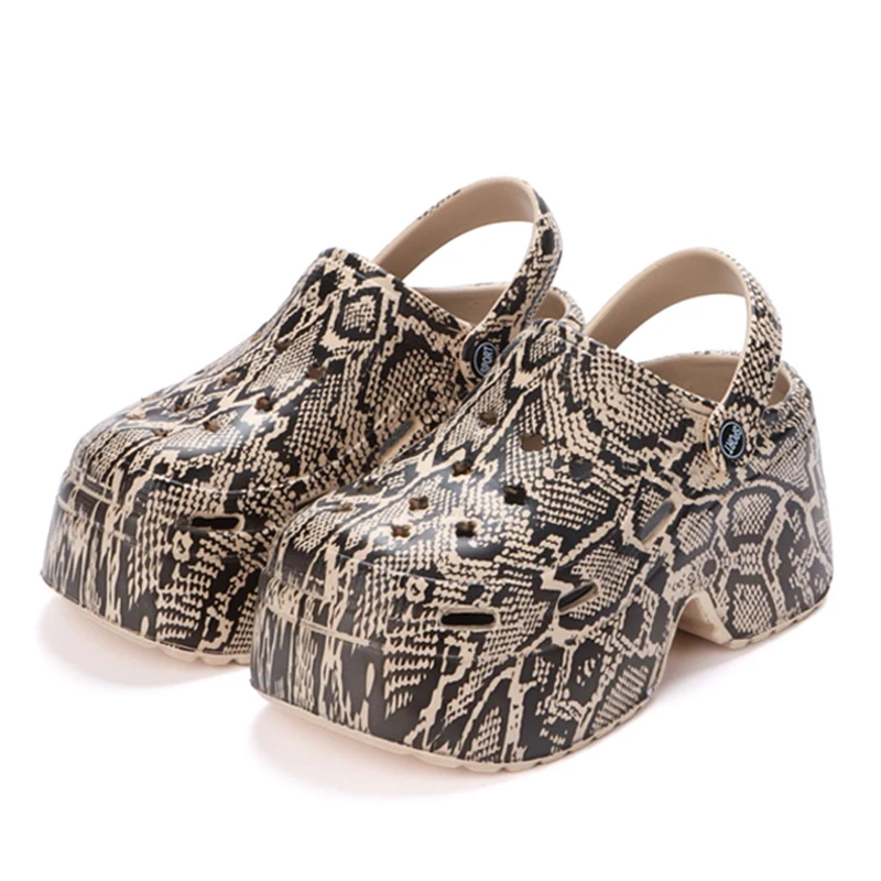 Thick Leopard Print Heels — Image 20