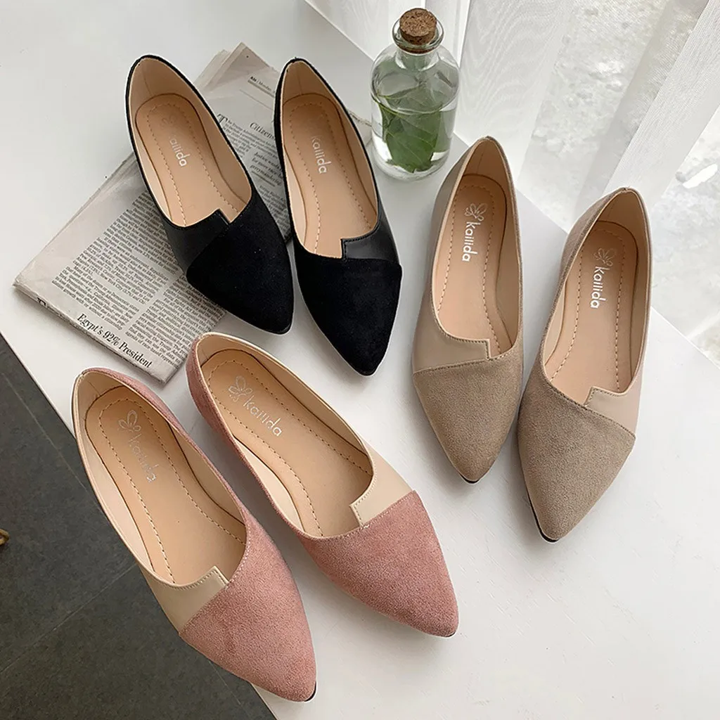 Solid Pointed-Toe Shoes — Image 6