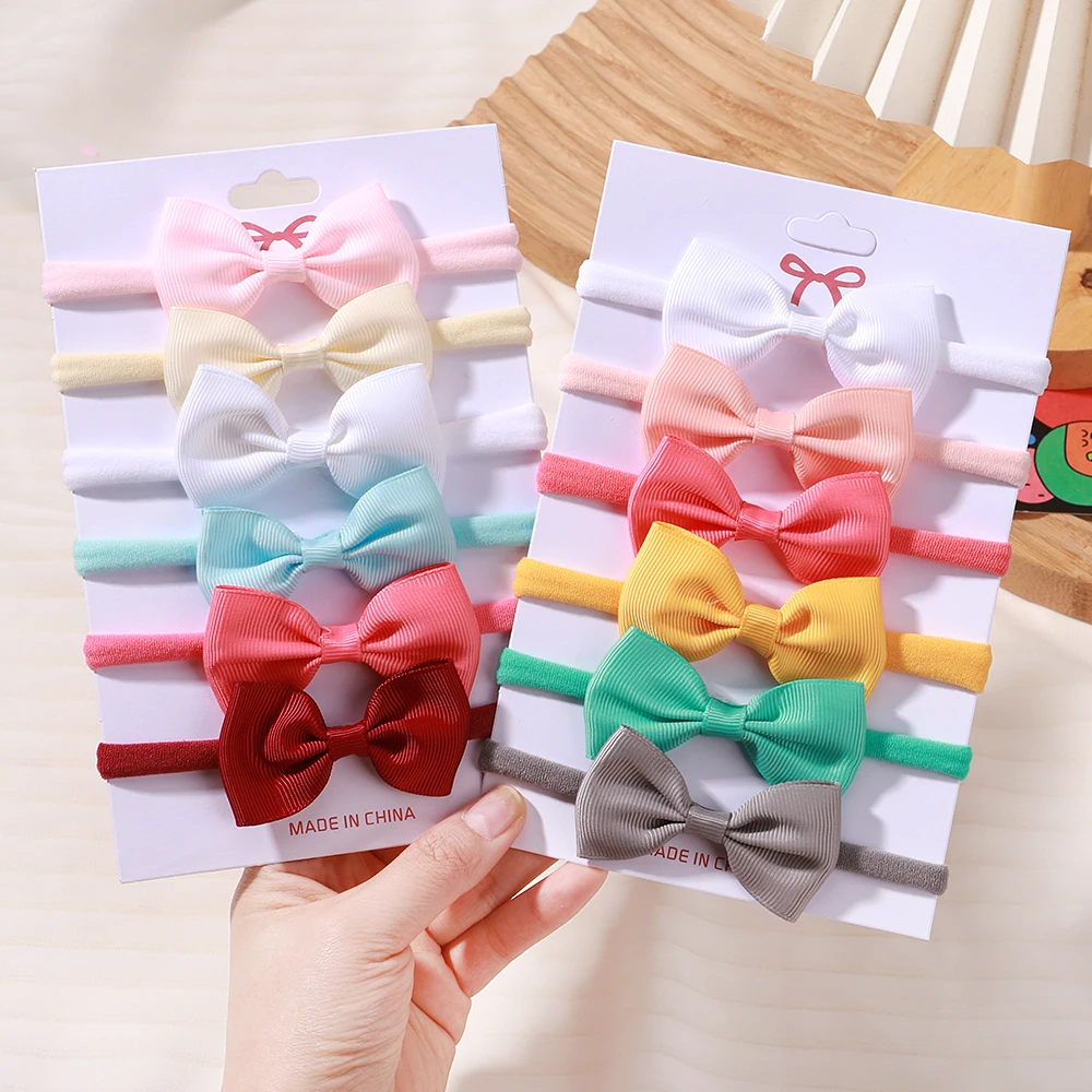 Baby 5-Piece Solid Set with Bow — Image 26