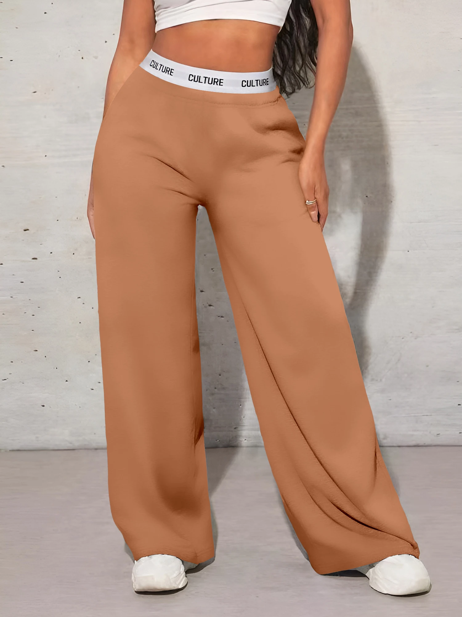 Vintage Tummy Control Wide-Leg Pants — Image 7