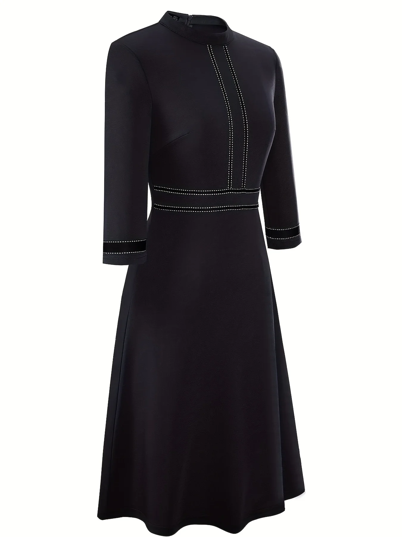 Elegant Loose Autumn Formal Dress — Image 13
