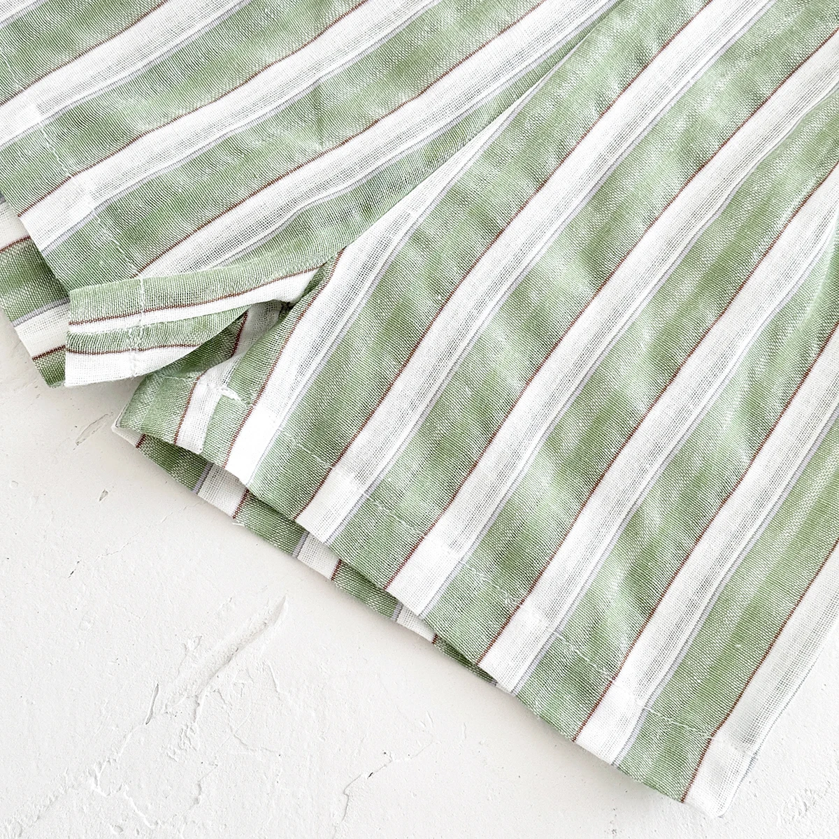 Newborn 2-Piece Striped Set with Buttons — Image 10