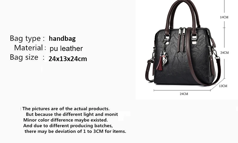 Crossbody Bag with Tassels — Image 4