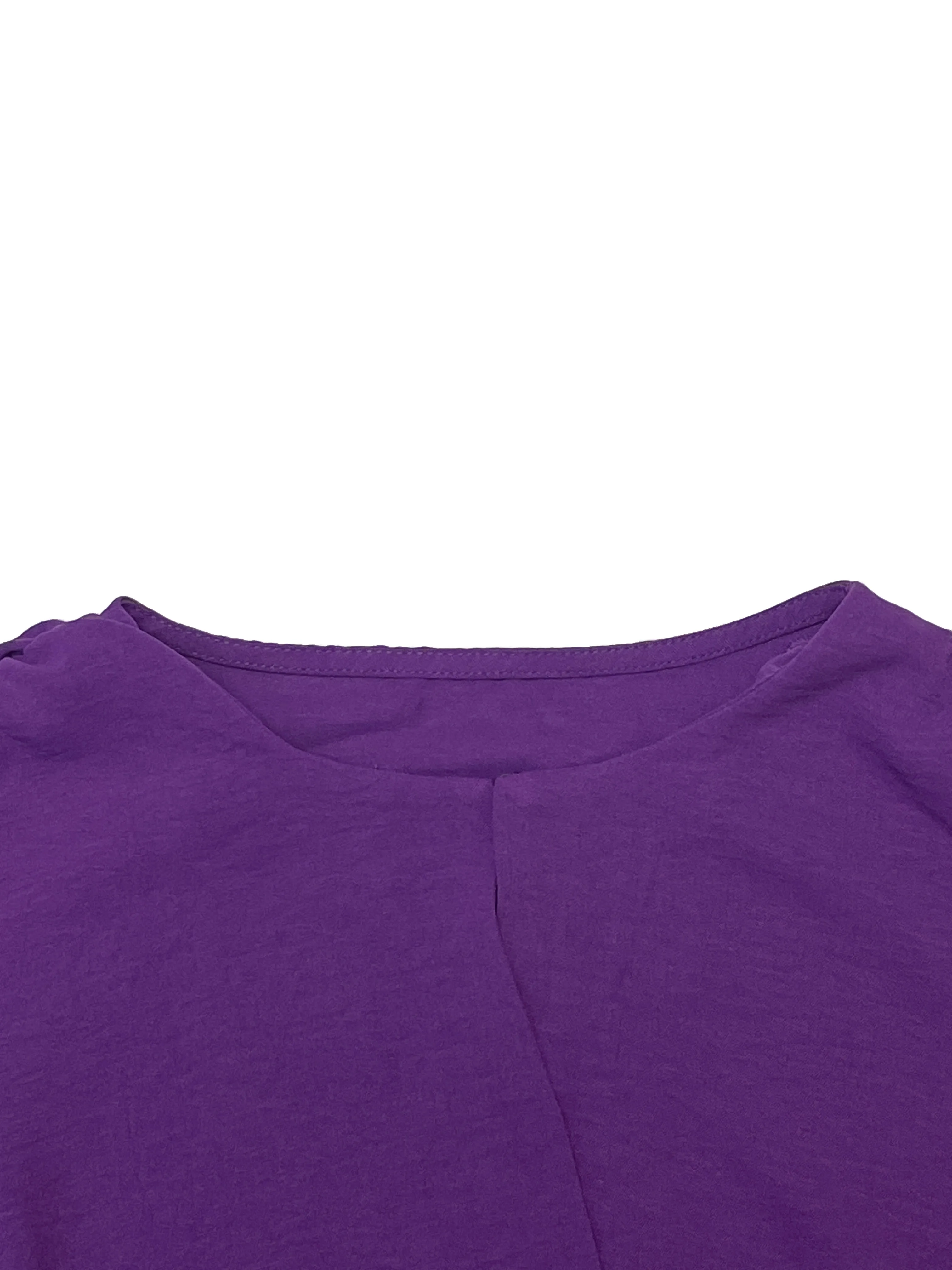 Solid Sleeveless A-Line Dress — Image 38