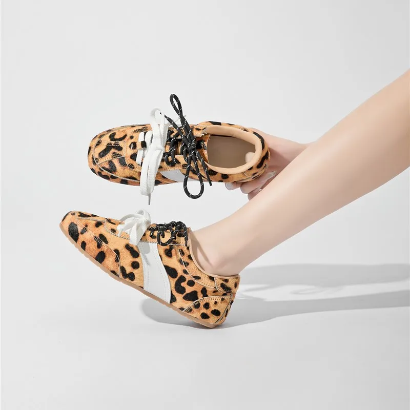 Leather Flat Shoes — Image 7