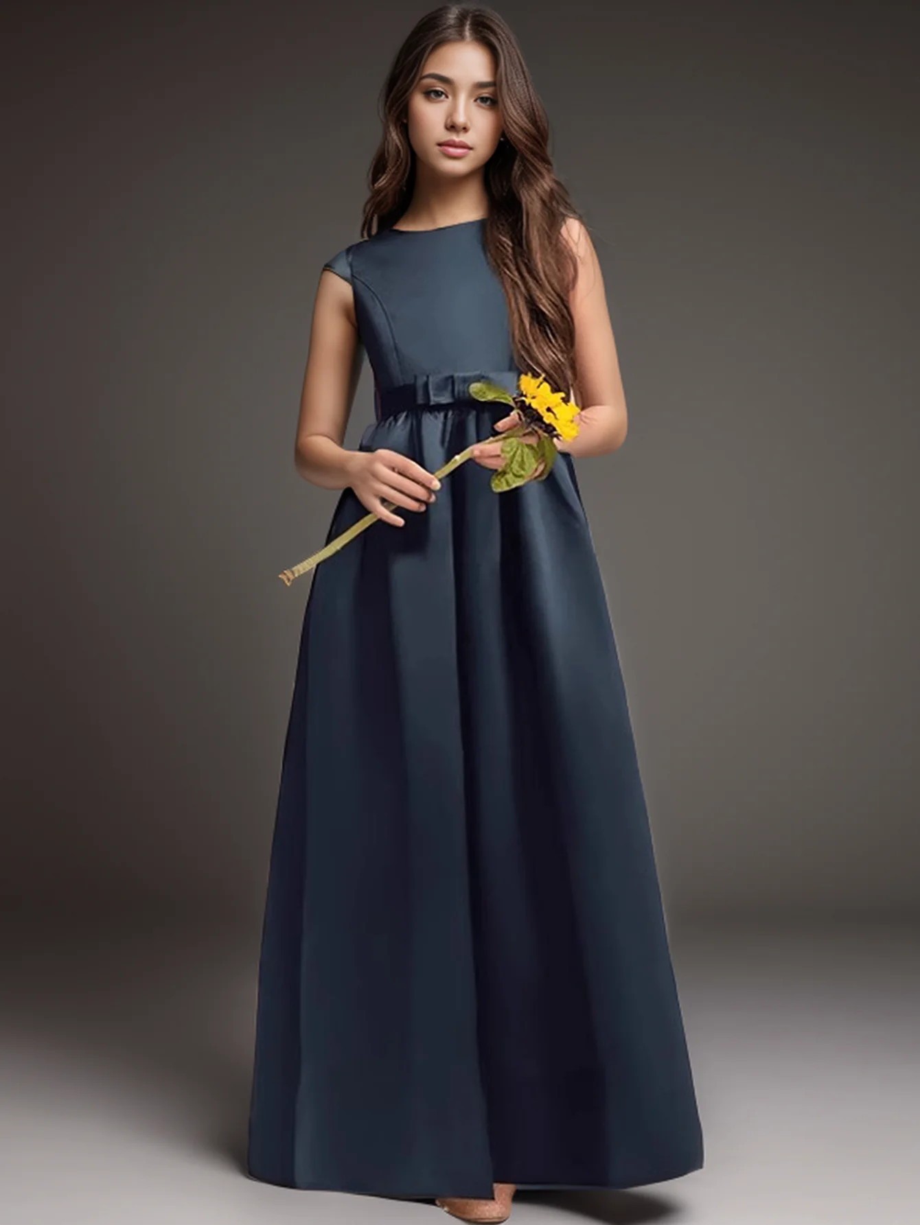 Girls' Open-Back Formal Dress — Image 5