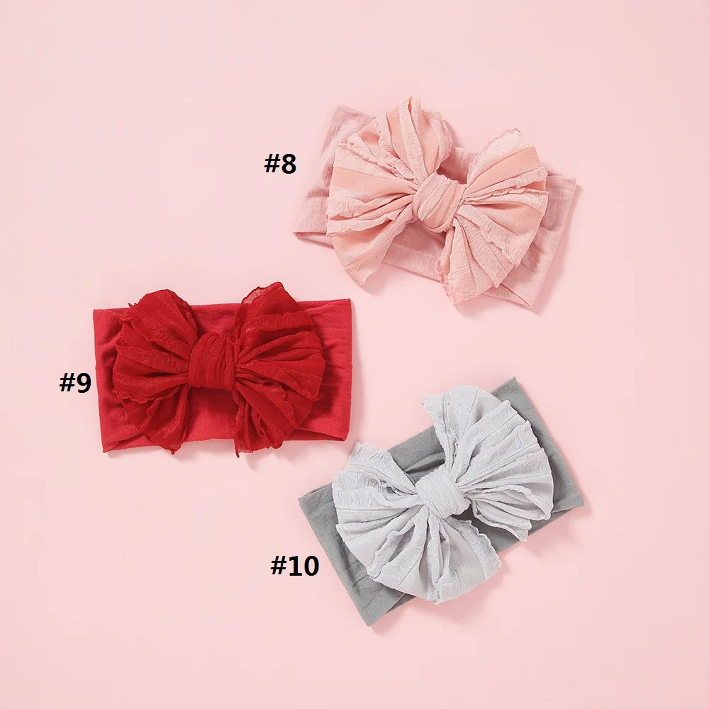 Newborn Nylon Hair Accessory with Bow — Image 11