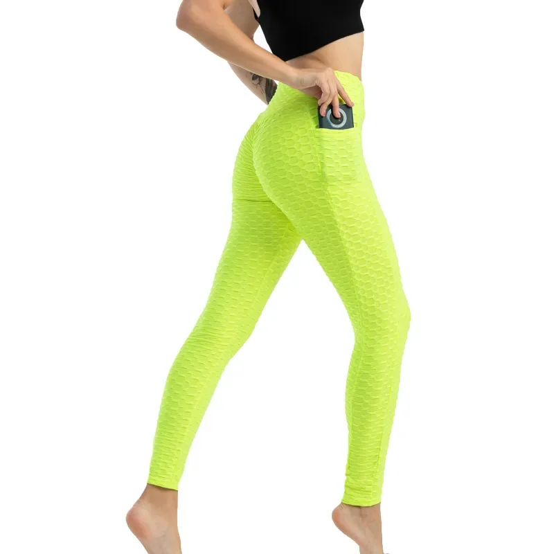 Stretchy Gym Leggings with Pocket — Image 43
