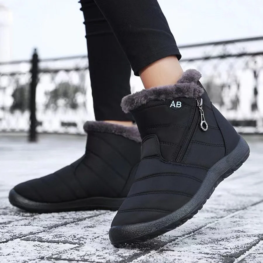 Padded Warm Solid Boots — Image 25