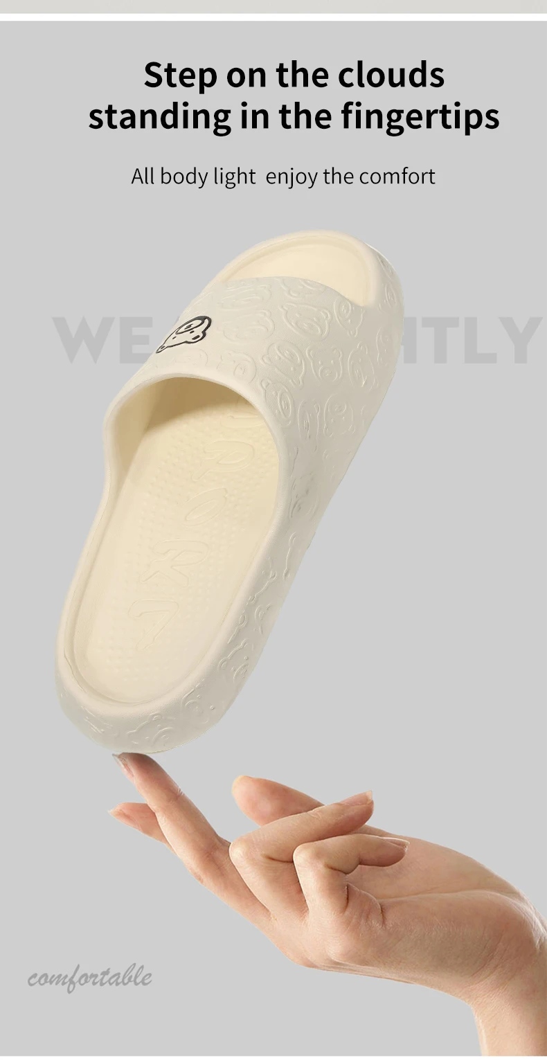 Home Slides with an Embossed Bear Pattern — Image 19