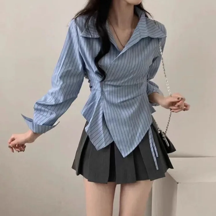 Casual Striped Autumn Shirt — Image 7
