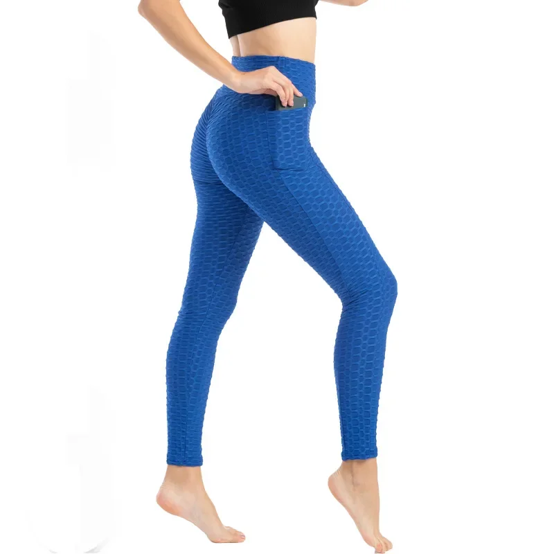 Stretchy Gym Leggings with Pocket — Image 26
