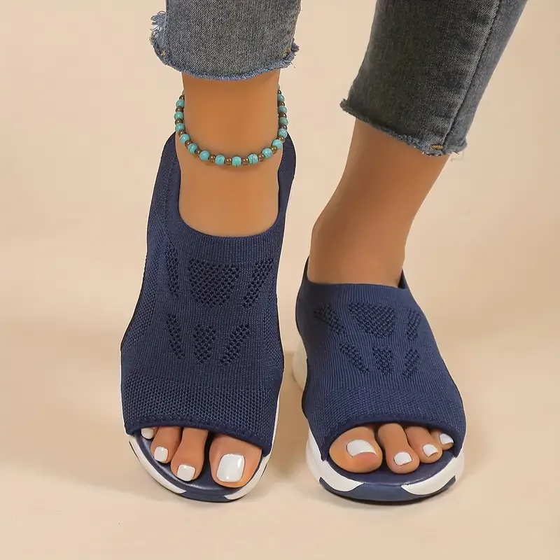 Thick Solid Summer Sandals — Image 9