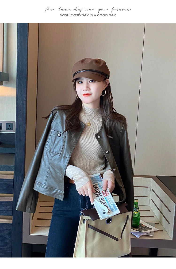 Vintage Solid Winter Sweater — Image 13