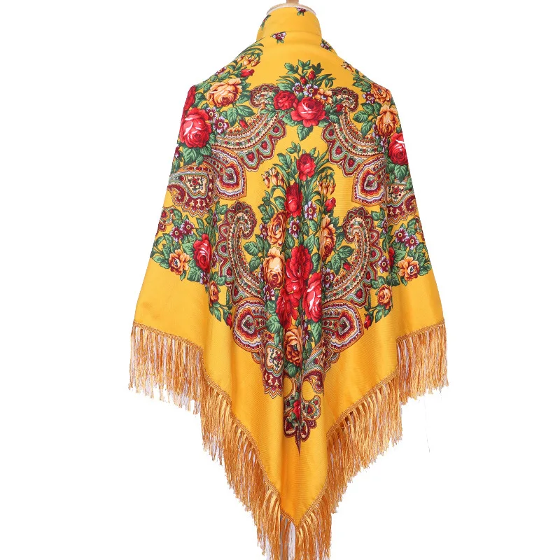 Warm Scarf with Fringe — Image 16