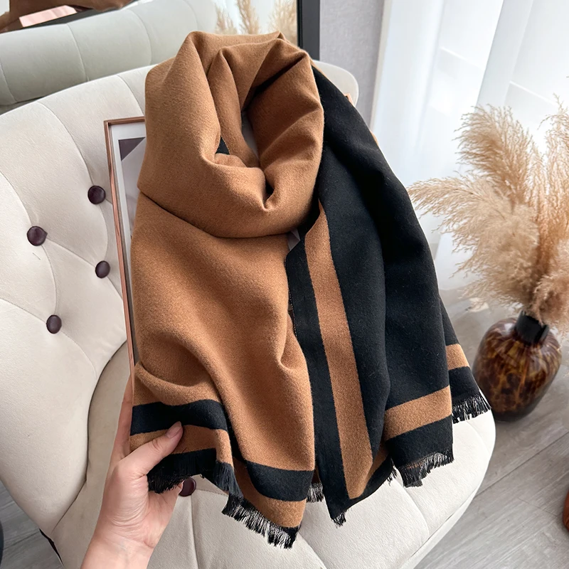 Warm Solid Scarf — Image 2