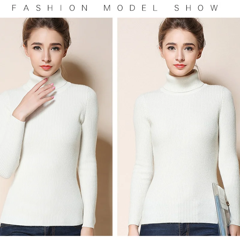 Turtleneck Winter Pullover — Image 11