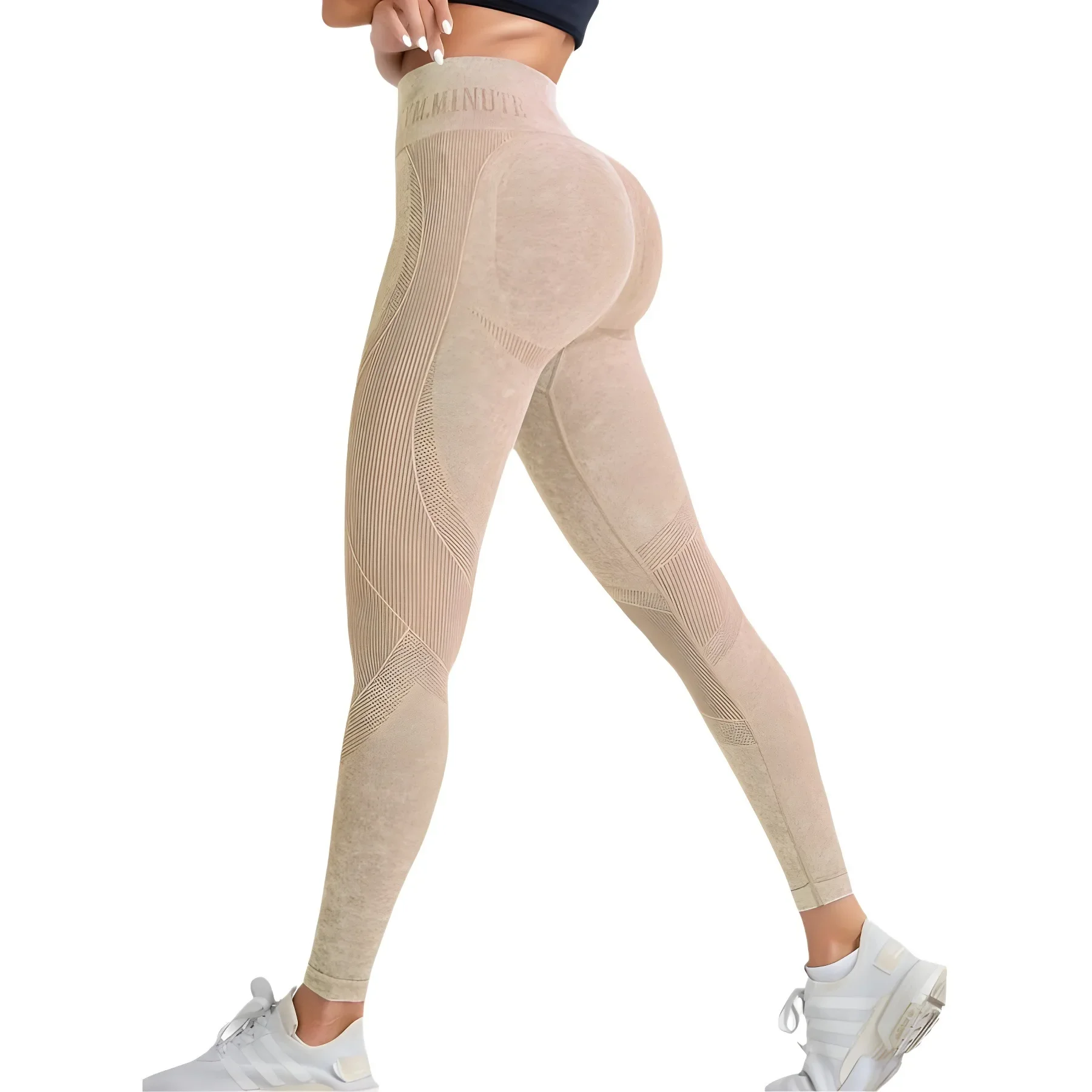 Seamless Hip-Lifting High-Waisted Yoga Pants — Image 14