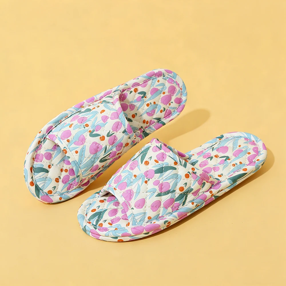 Floral Cotton Summer Slippers — Image 13