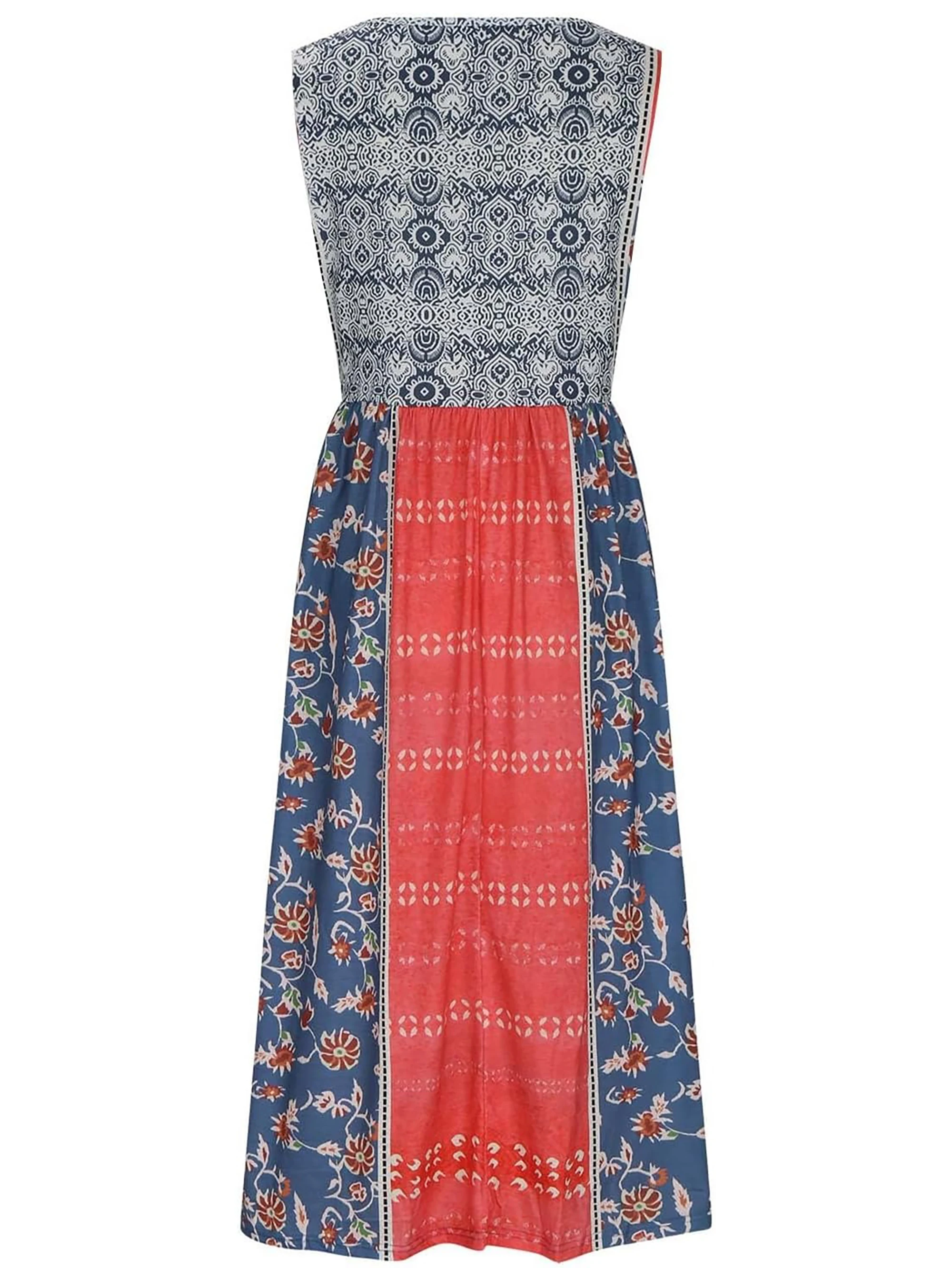 Boho Floral Sleeveless Summer Dress — Image 13