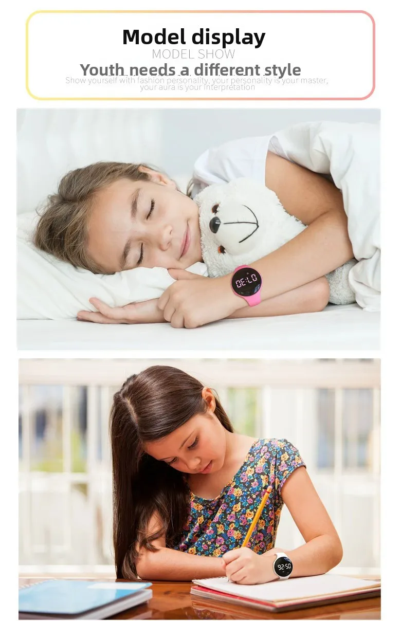 Water-Resistant Luminous Watch for Students — Image 12