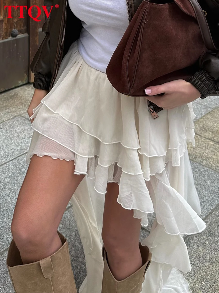 Casual Loose Pleated Skirt — Image 18