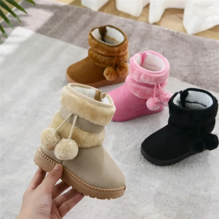 Girls' Thick Warm Boots — Image 10