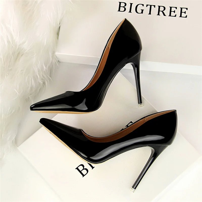 Leather High Heels — Image 18