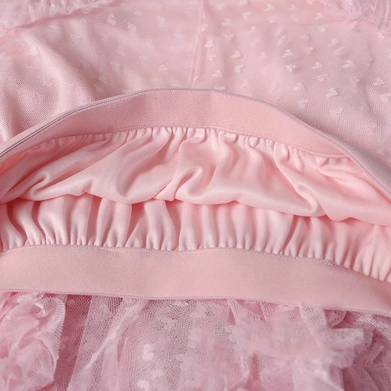 Mesh High-Waisted Skirt — Image 41