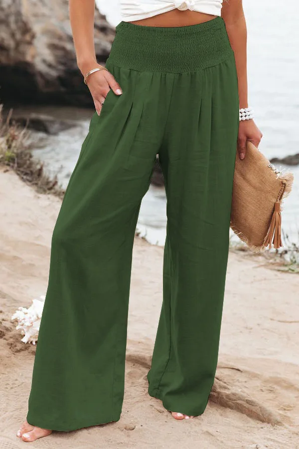 Casual Beach Pants with Drawstring — Image 20