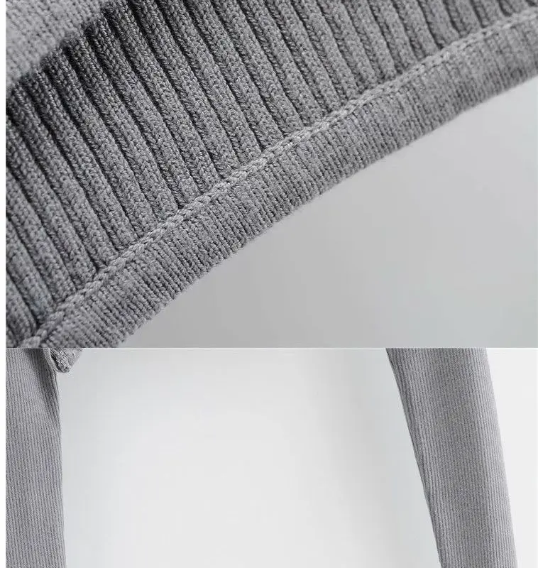 Knitted Long Sleeve Autumn Crop Top — Image 8