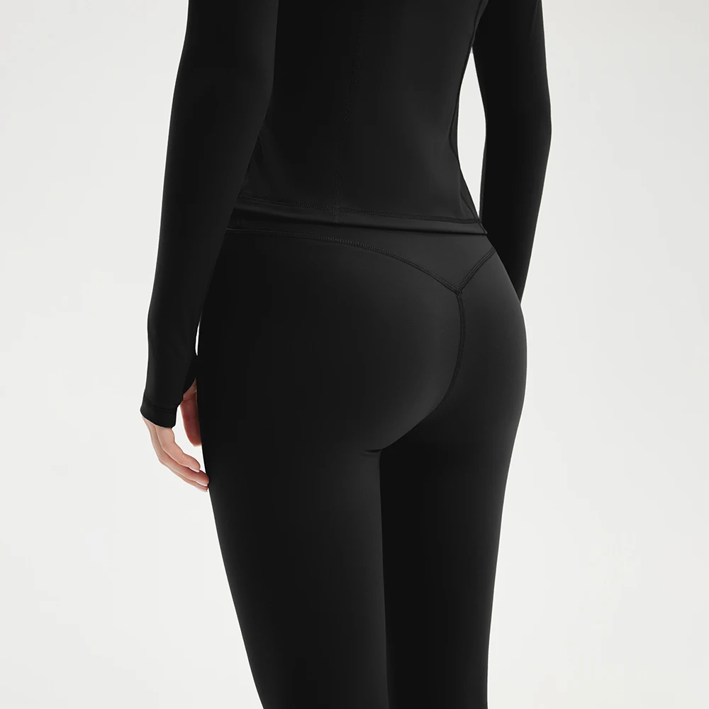 Solid Long Sleeve Set with Zipper — Image 7