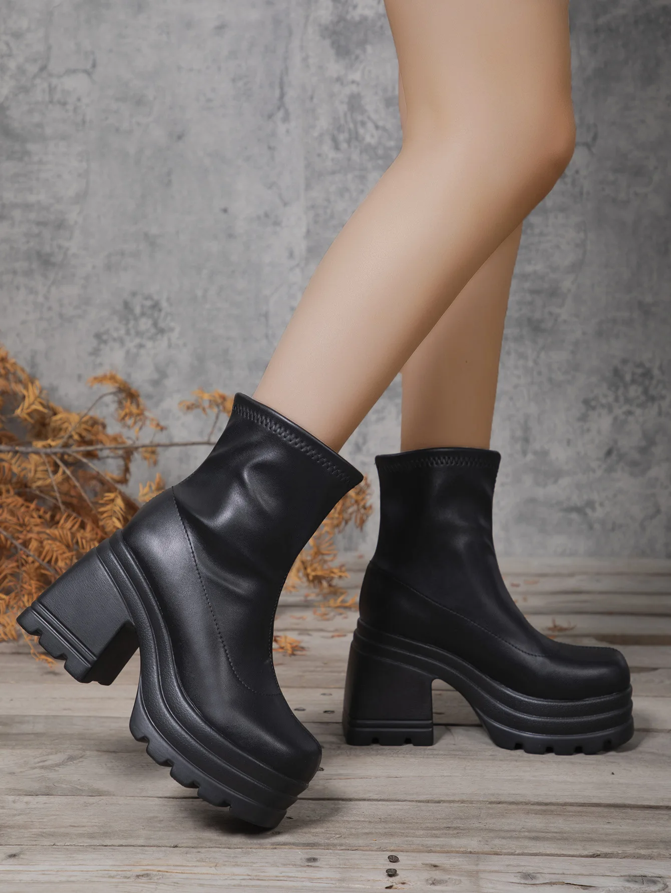 Leather Short Boots — Image 9