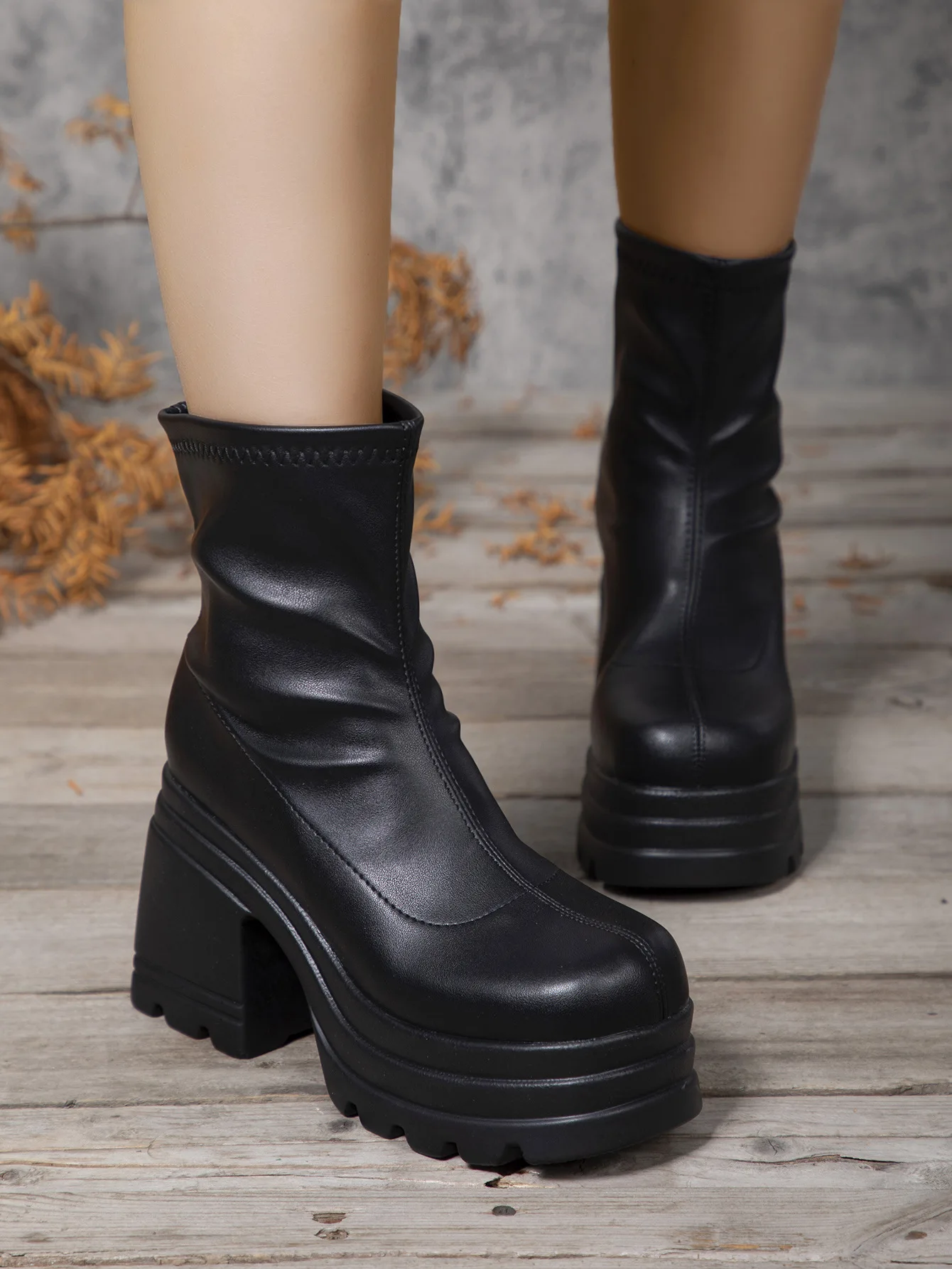Leather Short Boots — Image 8
