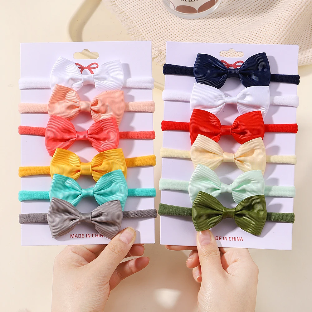 Baby 5-Piece Solid Set with Bow — Image 25
