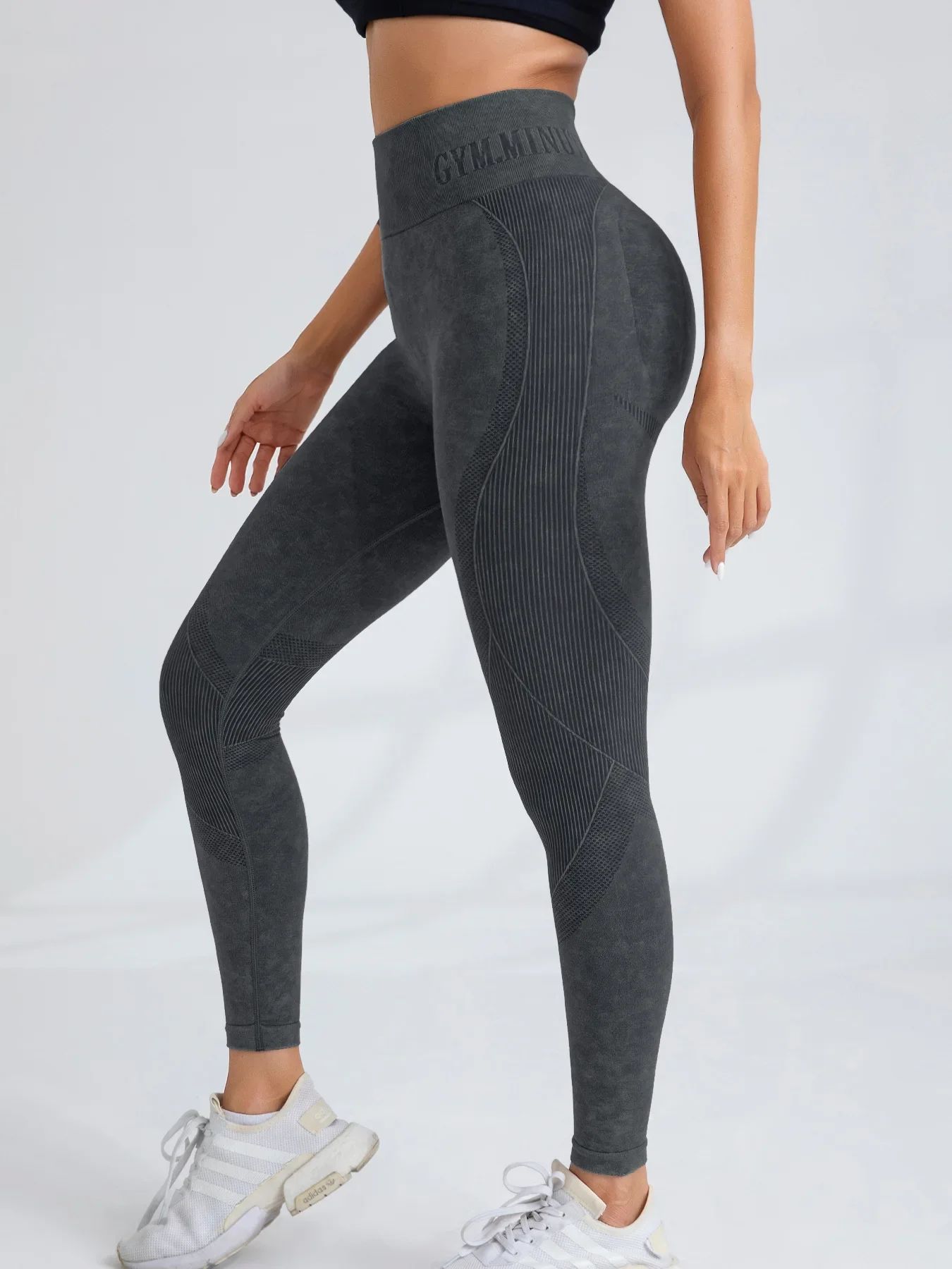 Seamless Hip-Lifting High-Waisted Yoga Pants — Image 42
