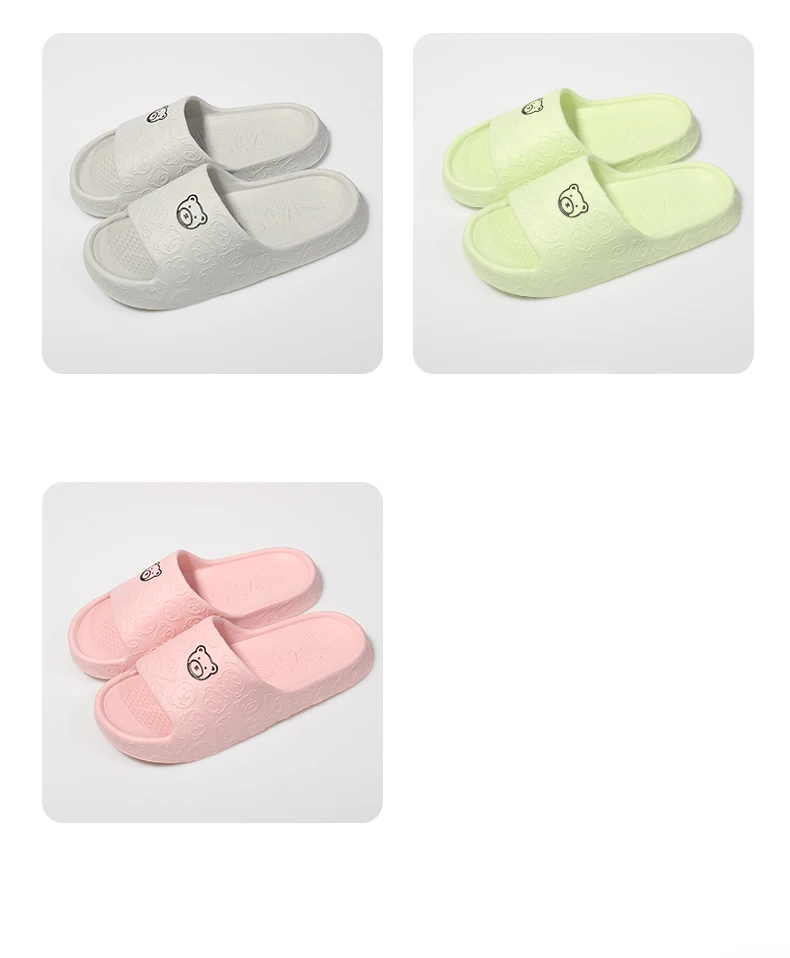 Home Slides with an Embossed Bear Pattern — Image 15