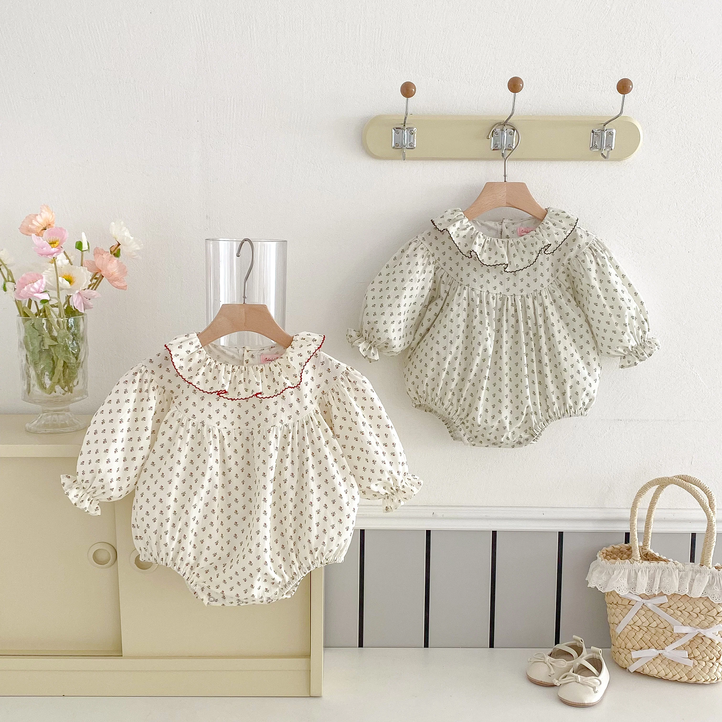 Baby Floral Long Sleeve Romper