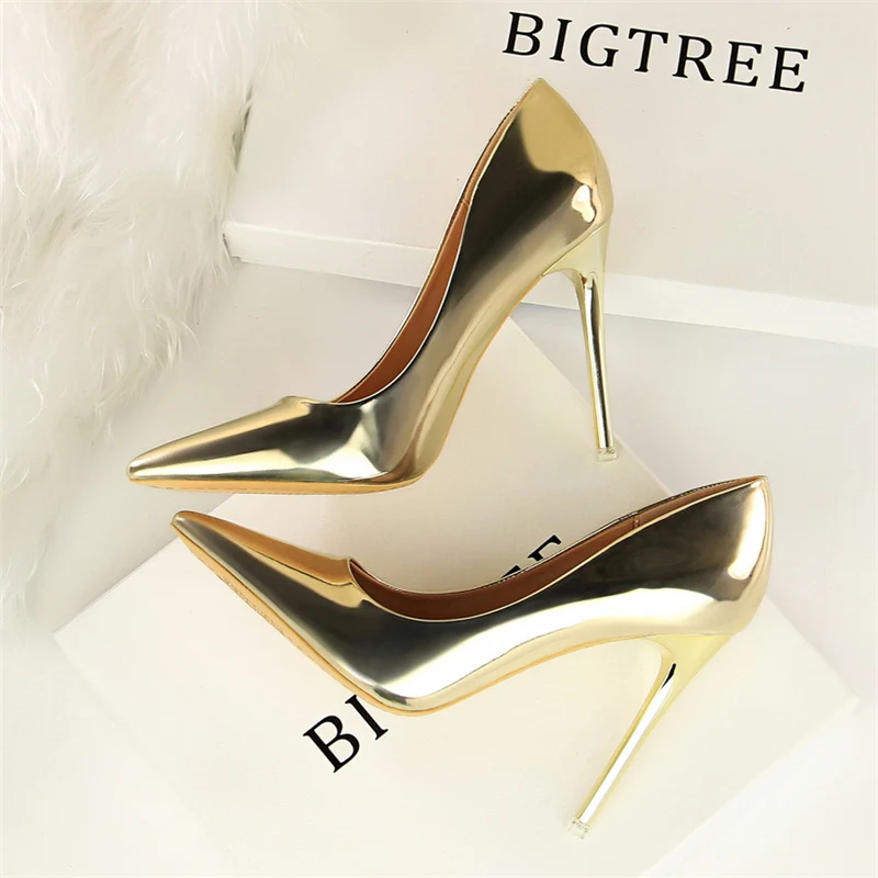 Leather High Heels — Image 20