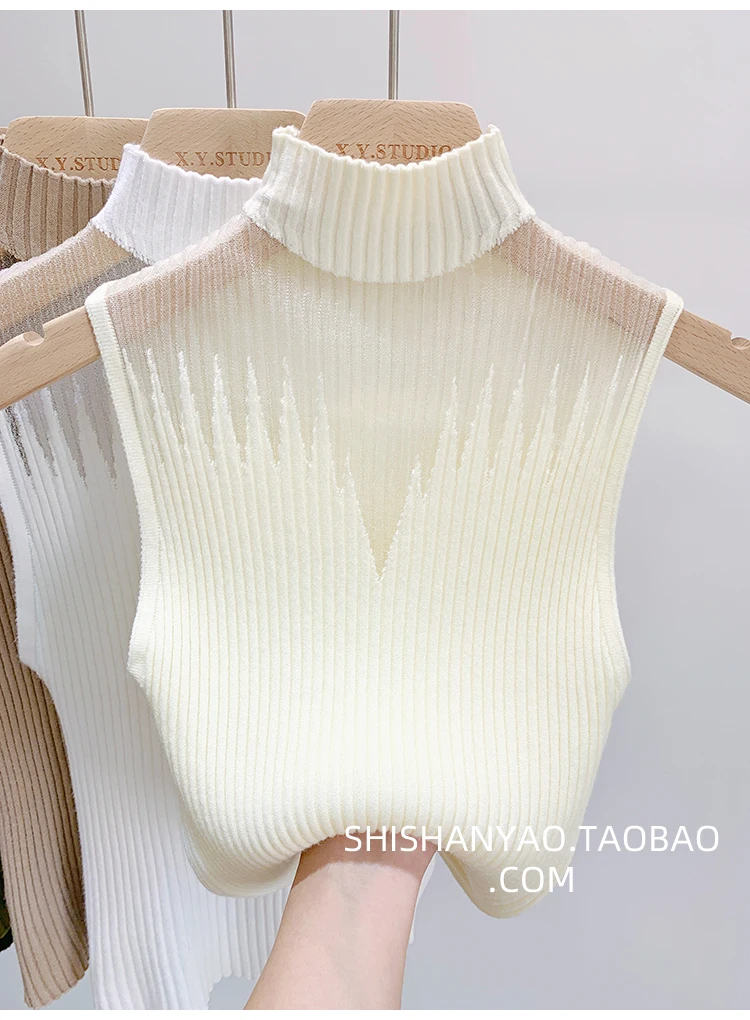 Knitted Mesh Tank Top — Image 16
