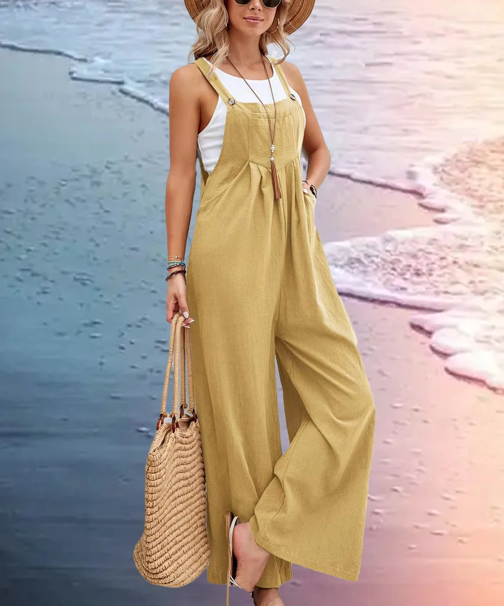Wide-Leg Overalls — Image 4