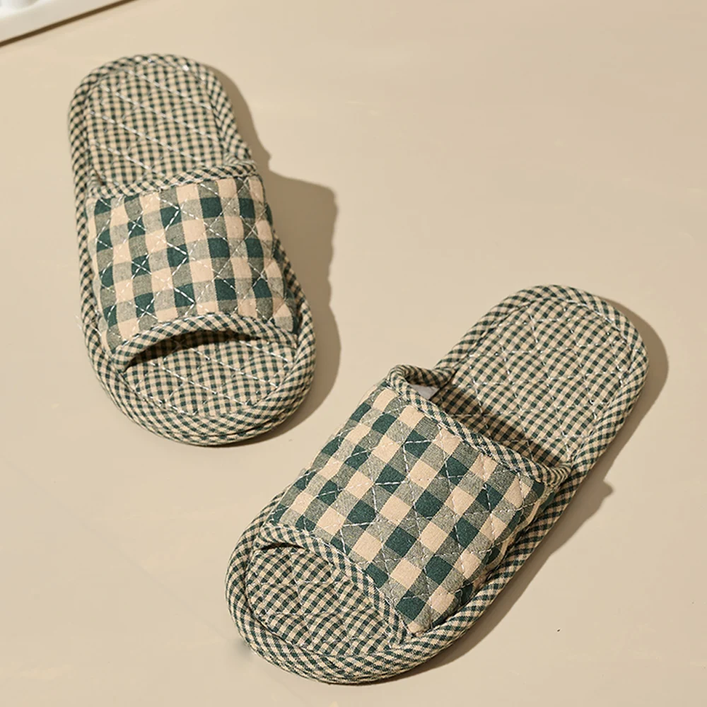 Lightweight Floral Cotton Slippers — Image 6