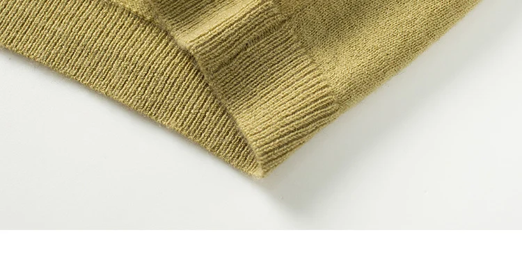 Wool V-Neck Cardigan — Image 9