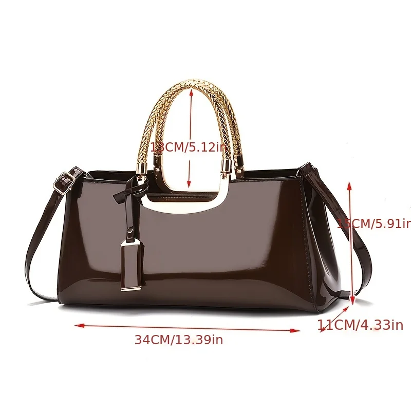 Faux Leather Handbag
