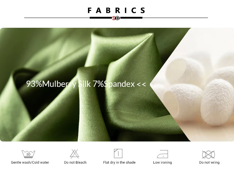 Solid Silk Long Formal Shirt — Image 34