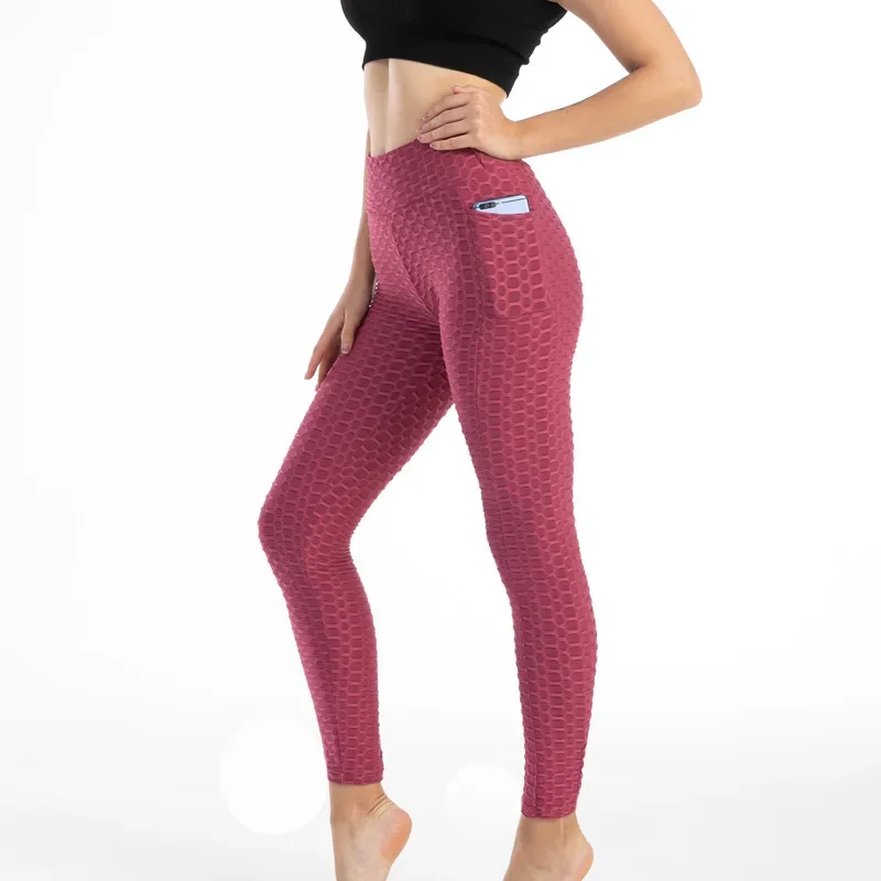Stretchy Gym Leggings with Pocket — Image 55