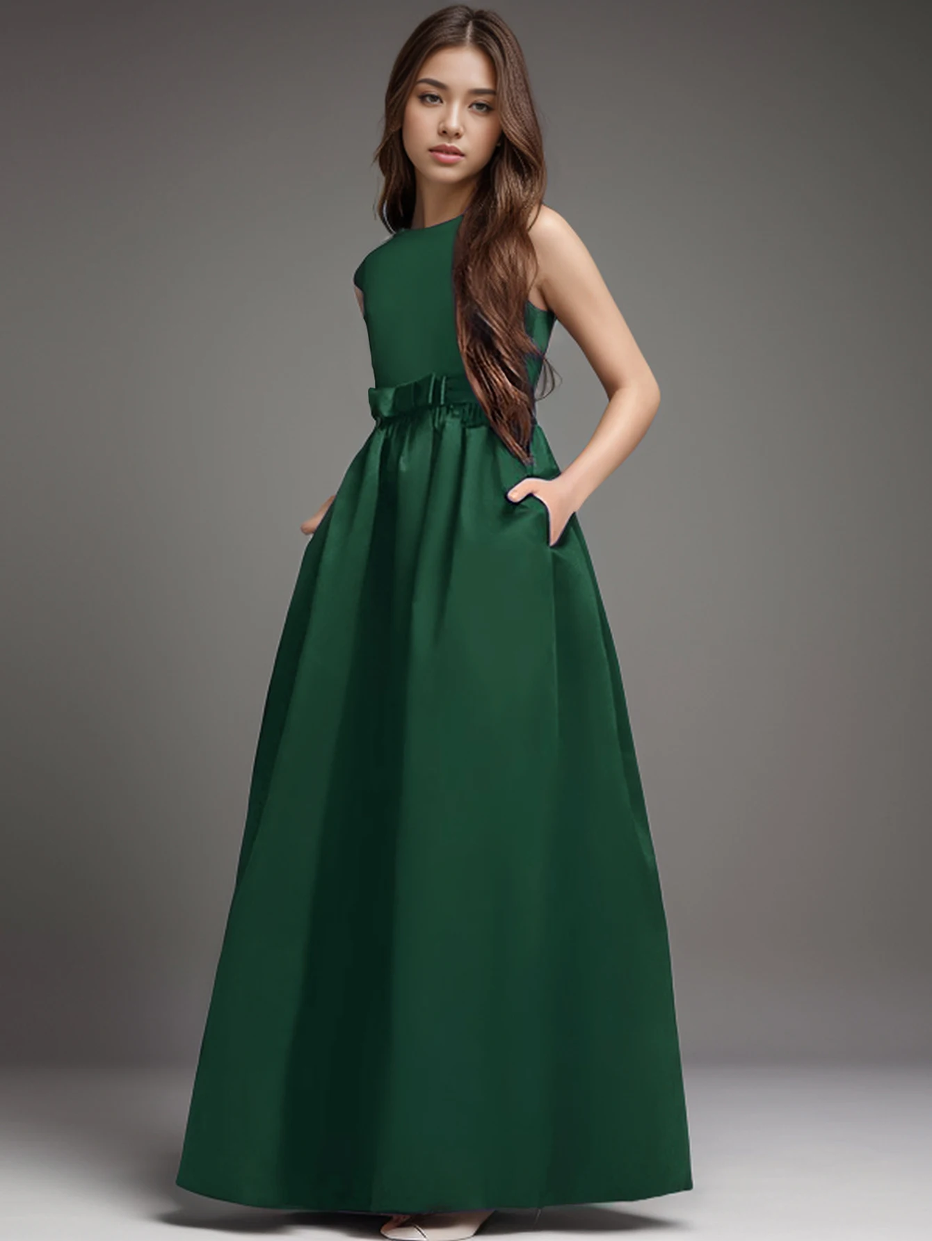 Girls' Open-Back Formal Dress — Image 23