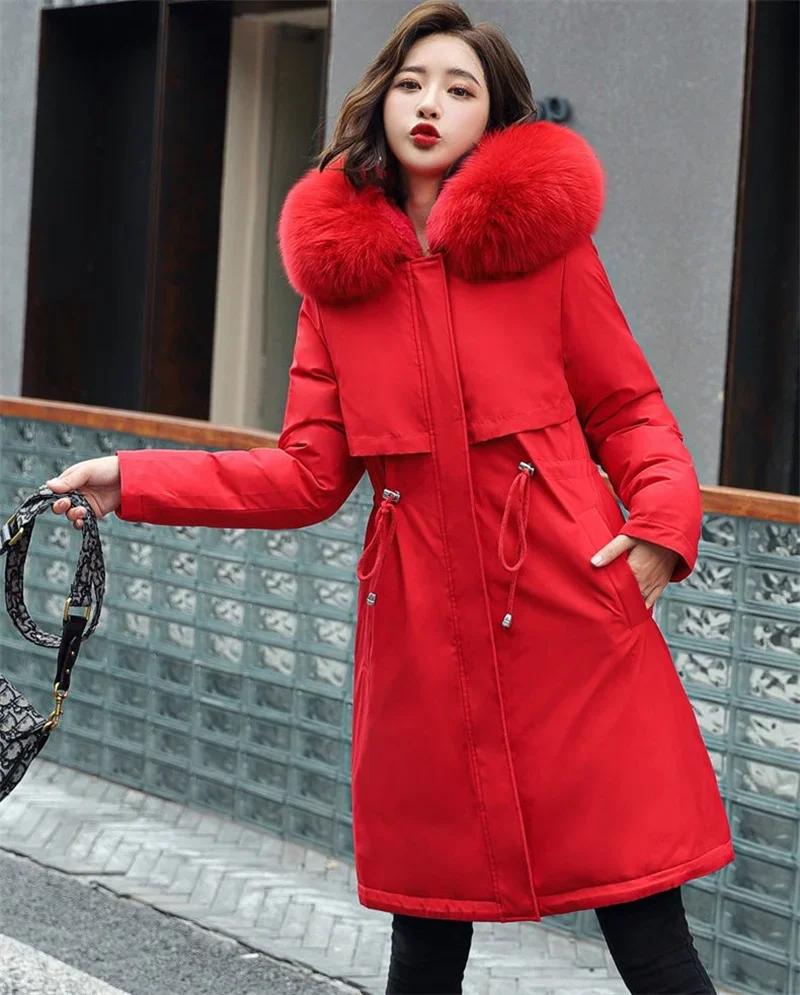 Korean-Style Loose Hooded Winter Jacket — Image 18