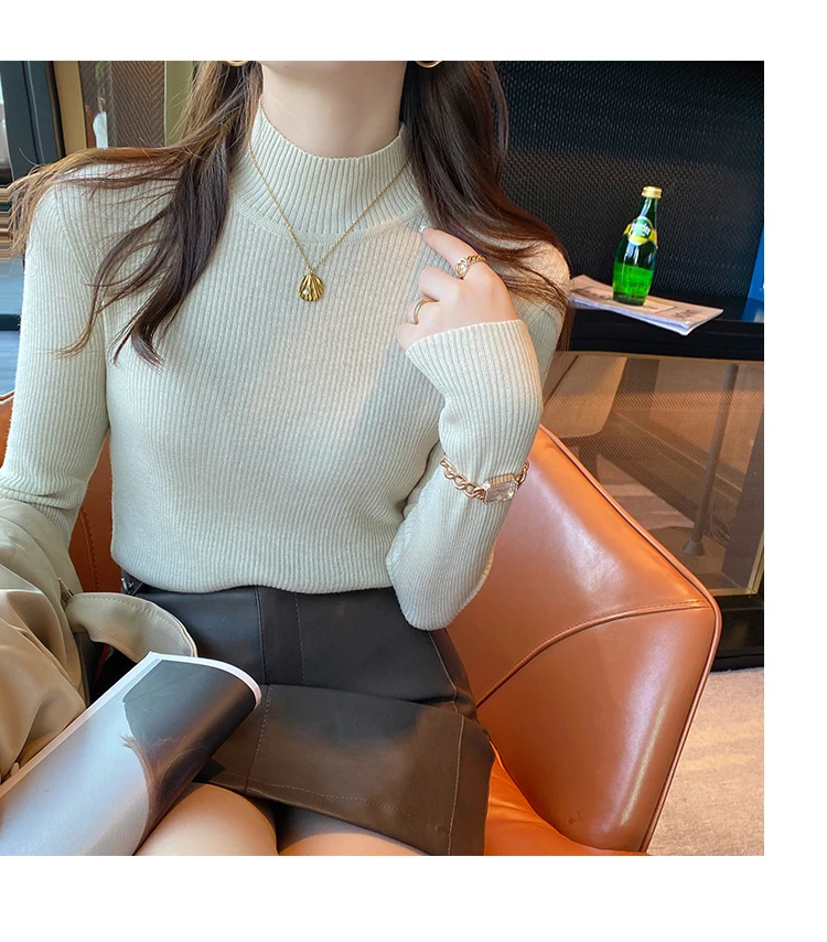 Vintage Solid Winter Sweater — Image 11