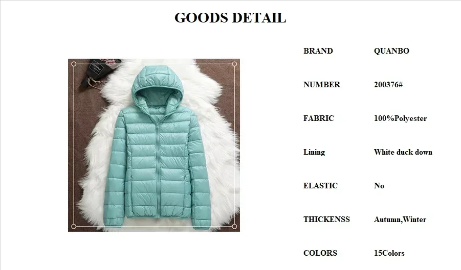 Lightweight Winter Puffer Jacket — Image 6